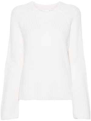 Allude pull nervuré à encolure rond - Tons neutres