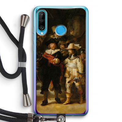 De Nachtwacht: Huawei P30 Lite Transparant Hoesje met koord