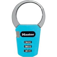 Masterlock 84mm - zinc die-cast body - 5mm diam. shackle - 3-digit resettable com - 1550EURDCOL - thumbnail