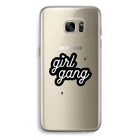 Girl Gang: Samsung Galaxy S7 Edge Transparant Hoesje