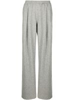 Ermanno Scervino pantalon en tweed à détails rayés - Gris