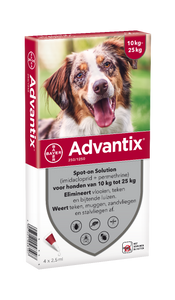 Advantix Spot-On Hond 250/1250 10-25kg - 4 pip