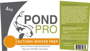 Pond Pro Autumn Winter Prep 4KG - Heldere Vijveronderhoud in de Winter