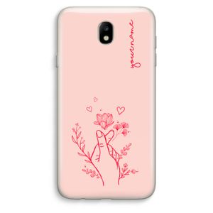 Giving Flowers: Samsung Galaxy J7 (2017) Transparant Hoesje