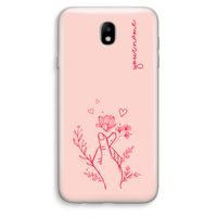 Giving Flowers: Samsung Galaxy J7 (2017) Transparant Hoesje