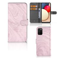 Samsung Galaxy A03s | Bookcase | Marble Pink - Origineel Cadeau Vriendin