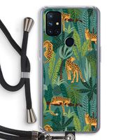 Luipaard 2: OnePlus Nord N10 5G Transparant Hoesje met koord