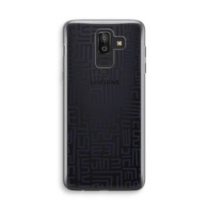 Moroccan Print: Samsung Galaxy J8 (2018) Transparant Hoesje