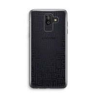 Moroccan Print: Samsung Galaxy J8 (2018) Transparant Hoesje