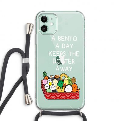 Bento a day: iPhone 11 Transparant Hoesje met koord
