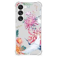 Samsung Galaxy S23 Case Anti-shock Bird Flowers