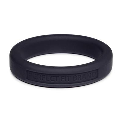 PerfectFitBrand Silicone Hefty Ring Classic - Cockring - 1,75 / 4,4 cm - Zwart