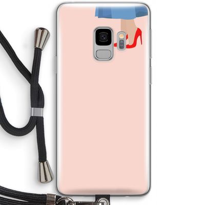 High heels: Samsung Galaxy S9 Transparant Hoesje met koord