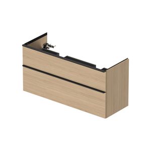 Badmeubel Duravit D-Neo Wand 128x46.2x62.5 cm Mat Natuur Eiken Duravit