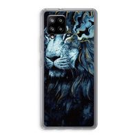Darkness Lion: Samsung Galaxy A42 5G Transparant Hoesje