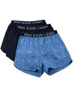 Polo Ralph Lauren lots de 3 boxers à taille logo - Bleu