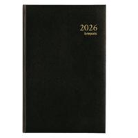 Brepols Agenda saturnus 1 dag 2026 lima zwart