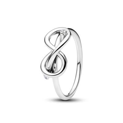 Dames ring Pandora 193759C01-52 12 Zilverkleurig