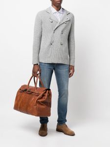 Brunello Cucinelli cardigan à boutonnière croisée - Gris