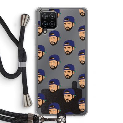 Drake Away: Samsung Galaxy A12 Transparant Hoesje met koord