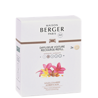 Maison Berger Navulling - voor autoparfum - Amber's Sun - 2 Stuks Maison Berger Navulling - voor autoparfum - Amber's Sun - 2 Stuks