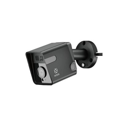 WOOX r3568 outdoor security camera, 3 mp, 2k, ir night vision, 2-way audio, ip65 weatherproof, white