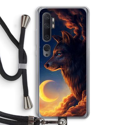 Night Guardian: Xiaomi Mi Note 10 Transparant Hoesje met koord