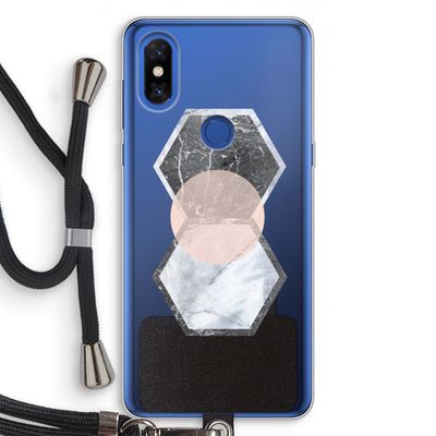 Creatieve toets: Xiaomi Mi Mix 3 Transparant Hoesje met koord