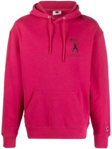 ICECREAM hoodie en coton à logo imprimé - Rouge
