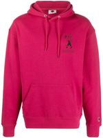 ICECREAM hoodie en coton à logo imprimé - Rouge