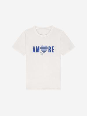Nik&Nik zomer t-shirt meisjes - off wit - Amore