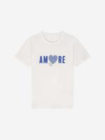 Nik&Nik zomer t-shirt meisjes - off wit - Amore