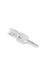 EÉRA boucle d'oreille Key Drop en or blanc 18ct sertie de diamants - Argent