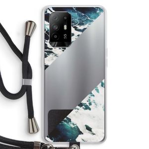Golven: Oppo A95 5G Transparant Hoesje met koord
