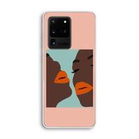Orange lips: Samsung Galaxy S20 Ultra Transparant Hoesje