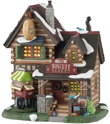 Lemax the biscuit basket verlicht kersthuisje Vail Village 2025