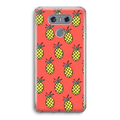 Ananas: LG G6 Transparant Hoesje