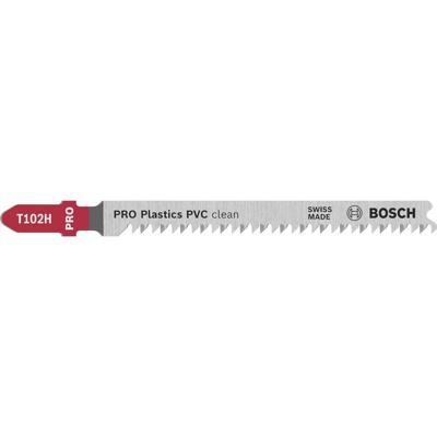 Bosch Accessories 2608667446 Decoupeerzaagblad T 102 H, Clean for PVC, verpakking van 5 stuks 5 stuk(s)