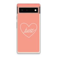 Best heart: Google Pixel 6 Transparant Hoesje