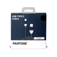 Celly - USB-Kabel Type-C, 1,5 meter, Blauw - Rubber - Celly Pantone - thumbnail