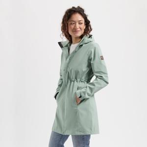 Travelin&apos; Women - waterproof jack - Groen - Maat L