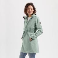 Travelin&apos; Women - waterproof jack - Groen - Maat L