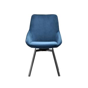 Stoel - Kuipstoel - Blauw - Draaiende stoel