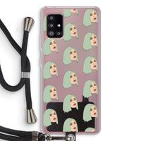 King Kylie: Samsung Galaxy A51 5G Transparant Hoesje met koord