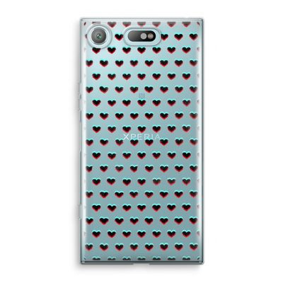 Hartjes: Sony Xperia XZ1 Compact Transparant Hoesje