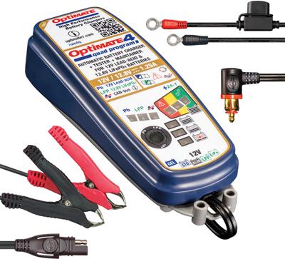 OPTIMATE 4 Quad Program PREMIUM Editie (TM630-PR), Druppelladers voor de moto, 1,25A