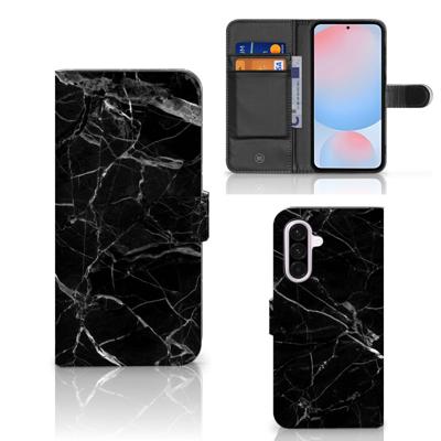 Samsung Galaxy A56 | Bookcase | Marmer Zwart - Origineel Cadeau Vader