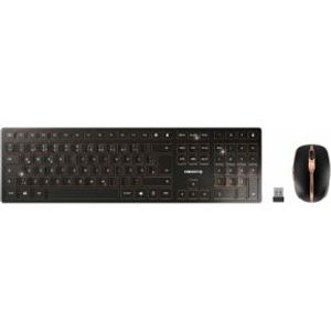 Cherry DW 9000 SLIM Desktopset Toetsenbord en Muis Draadloos Zwart