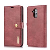 Dg. MING Crazy Horse textuur Flip afneembare magnetische lederen case voor Huawei mate 20 Lite/Maimang 7 met houder & card slots & portemonnee (rood)