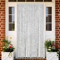 VidaXL Vliegengordijn 90x220 cm chenille grijs